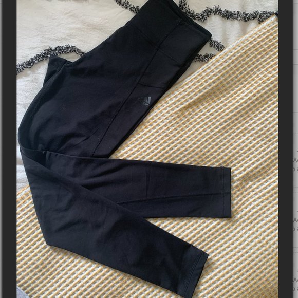 Adidas ClimaLite Leggings Black - Picture 3 of 6